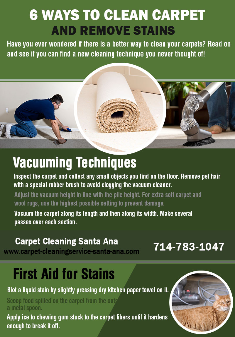 Carpet Cleaning Santa Ana Infographic